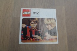 LEGO - 812 INSTRUCTION MANUAL - Original Lego 1974 - Vintage - Catalogues