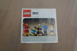 LEGO - 200 INSTRUCTION MANUAL - Original Lego 1974 - Vintage - Kataloge
