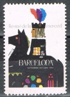 Viñeta BARCELONA 1964, Fiestas De La MERCED. Label, Cinderella ** - Variedades & Curiosidades