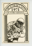 Delcampe - Livre D'Or De L'année 1971 De Votre Naissance - Appolo 3è Mission - Raumfahrt