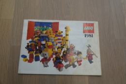 LEGO - CATALOG 1981 - Original Lego 1981 - Vintage - EN - Big - Kataloge