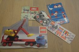 LEGO - BOX CUT's Lot - Original Lego 1970-80's - Vintage - EN - Catalogues
