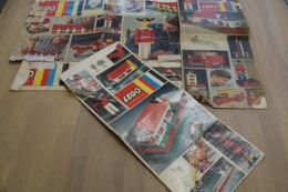 LEGO - BOX CUT's Lot - Original Lego 1970-80's - Vintage - EN - Catalogs