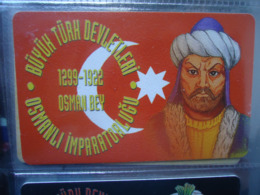 TURKEY   USED CARDS  CHIPS FAMOUS PEOPLE UNITS 100 - Turquie