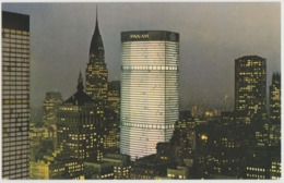 Pan American Airlines Airways Building Chrysler NYC New York City Postcard - Orte & Plätze