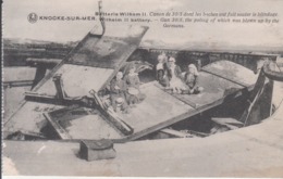 Knocke Sur Mer - Batterie Wilhelm II, Canon De 30/5 Dont Les Boches Ont Fait Sauter Le Blindage - Knokke