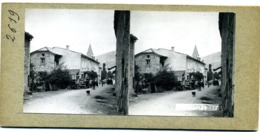 Photos Stéréoscopiques -drôme - Bouvières - Le Village ( Recto  Verso ) - C 154 - Stereo-Photographie