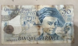 50 Francs - Quentin De La Tour - 50 F 1976-1992 ''Quentin De La Tour''