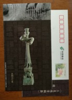 Bronze Standing Figure,archaeology,CN 12 Bronze Wares Unearthed From Sanxingdui Cultural Site Pre-stamped Card - Archäologie