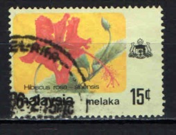MALACCA - 1979 - HIBISCUS ROSA - USATO - Malacca