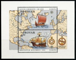 1992	Faroe Islands	233-234/B5	Ships With Sails / Europa Cept	9,00 € - 1992