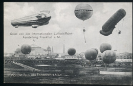 AK/CP ILA Frankfurt 1909  Zeppelin  Luftschiff Ballon  Ungel/uncirc.1909  Erhaltung/Cond. 1-   Nr. 00920 - Airships