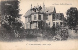 Lxeuil Les Bains       70        Hôtel    D'Hygie      (voir Scan) - Luxeuil Les Bains