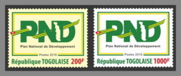 TOGO 2019 MNH PND National Development Plan 1200F 2v - OFFICIAL ISSUE - DH1946 - Usines & Industries
