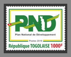 TOGO 2019 MNH PND National Development Plan 1000F 1v - OFFICIAL ISSUE - DH1946 - Usines & Industries