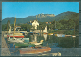 74 - LUGRIN - Le Port, Au Fond Les Mémises  (1682 M.)     (BATEAUX A QUAI) - Lugrin