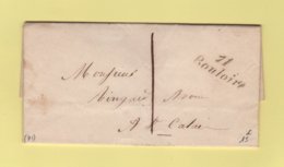 Bouloire - 71 - Sarthe - Cursive - 1844 - 1801-1848: Precursors XIX