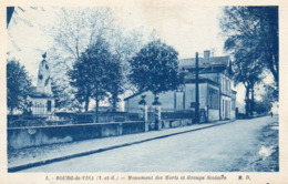 BOURG DE VISA - Monument Aux Morts Et Groupe Scolaire - Bourg De Visa