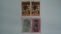 FRANCE - COLONIES- HAUT SENEGAL ET NIGER - 4 Timbres Obli :  PAIRE 1906 N° 10 Yvert) - 1914 N°21 Et 24 Yvert - Used Stamps