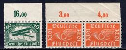 Deutsches Reich - Mi.  111/112 P OR ** (con Pieghette) - Unused Stamps