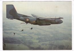 CPSM.  15 X 10,5  -  LARGAGE  DE  TRANSAL. - Parachutting