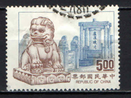 TAIWAN - 1992 - Stone LionofLugouqiao - USATO - Gebruikt