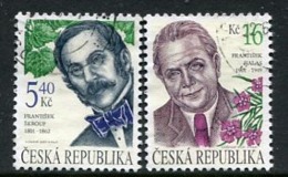 CZECH REPUBLIC 2001 Personalities  Used.  Michel 291-92 - Usati