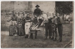 Carte Photo Militaria Soldats 14ème AMC Ieu à Identifier - Regimenten