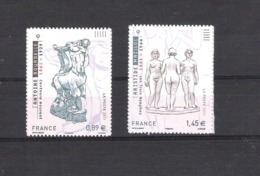 2011 - TIMBRE NEUF ADHÉSIF  N° 633 Et 634  -  SCULPTURE ANTOINE BOURDELLE   - COTE 15 Euros - Adhesive Stamps