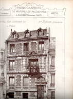 Architecture : Monographies De Batiments Modernes N° 77 : Hôtel 60 R Jouffroy 75017 Paris - Architecture