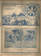 LA DEFENSE AUTOMOBILE ET SPORTIVE , DAS , N° 68 ,sept. 1923 ,26 Pages , Publicités , Frais Fr 3.15 E - Auto