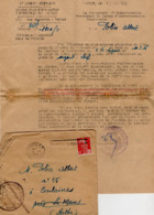 TB 2777 - MILITARA - 1946 - Lettre Du Centre D'Administration Territorial De NANTES à Mr Le Soldat  POLICE à COULAINES - Cachets Militaires A Partir De 1900 (hors Guerres)