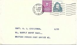 Baile Atha Sur Lettre 1958 Cover, Brief - Storia Postale