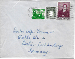 Dún Laughaiere Sur Lettre Vers Allemagne 1954 Cover, Brief - Cartas & Documentos