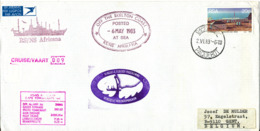 South Africa Paquebot Cover Cape Town Posted At Sea 6-5-1983 RS/NS Africana 9 Voyage With A Lot Of Postmarks - Brieven En Documenten
