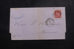 NORVÈGE - Lettre De Christiania En 1873, Affranchissement Plaisant - L 48122 - Cartas & Documentos