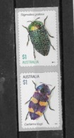 AUSTRALIE N°4370 à 4371**  Faune Insectes Auto-adhésif - Mint Stamps