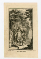 "SAMSON" GRAVURE DE F.A AVELINE - Prenten & Gravure