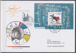 Bund FDC 1999 Mi -Nr.2072 Block 51  Für Uns Kinder ( Dg 201 ) - 1991-2000