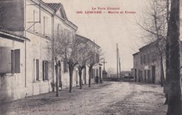 Carte 1915 LESCURE / MAIRIE ET ECOLES - Lescure
