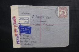 AUSTRALIE - Enveloppe En Recommandé De Sydney Pour La Suisse En 1940 Avec Contrôle Postal - L 48154 - Brieven En Documenten