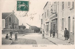 GRIGNY LA GRAND'RUE 91 ESSONNE GRANDE RUE ANIMEE - Grigny