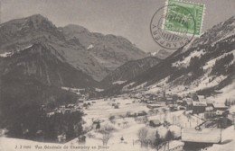 Suisse - Champéry - Vue Générale En Hiver - Postmarked 1908 - Champéry