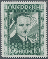 Österreich: 1936, 10 Schilling Freimarke "Bundeskanzler Dr. Engelbert Dollfuß". Diese Marke Wurde Im - Lettres & Documents