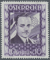 Österreich: 1936, 10 Schilling Freimarke "Bundeskanzler Dr. Engelbert Dollfuß". Diese Marke Wurde Im - Lettres & Documents