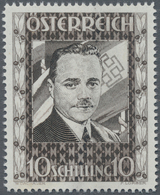 Österreich: 1936, 10 Schilling Freimarke "Bundeskanzler Dr. Engelbert Dollfuß". Diese Marke Wurde Im - Brieven En Documenten