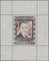 Österreich: 1936, 10 Schilling Freimarke "Bundeskanzler Dr. Engelbert Dollfuß". Diese Marke Wurde Im - Covers & Documents