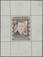 Österreich: 1936, 10 Schilling Freimarke "Bundeskanzler Dr. Engelbert Dollfuß". Diese Marke Wurde Im - Briefe U. Dokumente