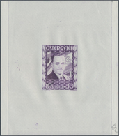 Österreich: 1936, 10 Schilling Freimarke "Bundeskanzler Dr. Engelbert Dollfuß". Diese Marke Wurde Im - Briefe U. Dokumente
