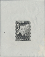 Österreich: 1936, 10 Schilling "Bundeskanzler Dr. Engelbert Dollfuß", Ungezähnter Einzelabzug In Sch - Storia Postale